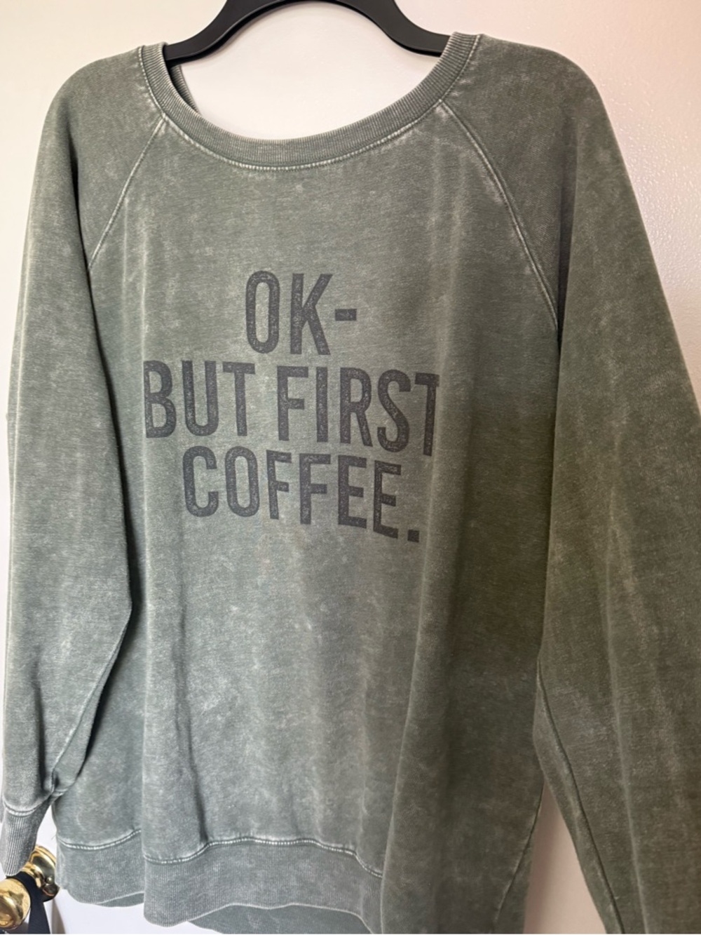 torrid Olive Green Crewneck Pullover